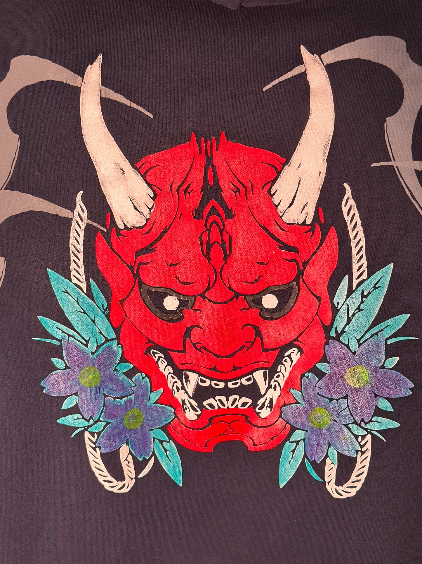 ONI BLOOM Hoodie. Worn as armor. Sealed with bloom