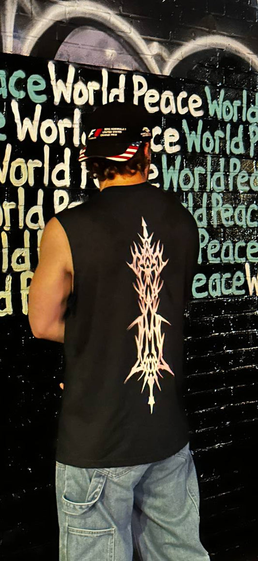 Sleeveless Reflective Tank