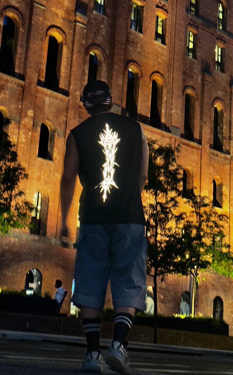 Sleeveless Reflective Tank