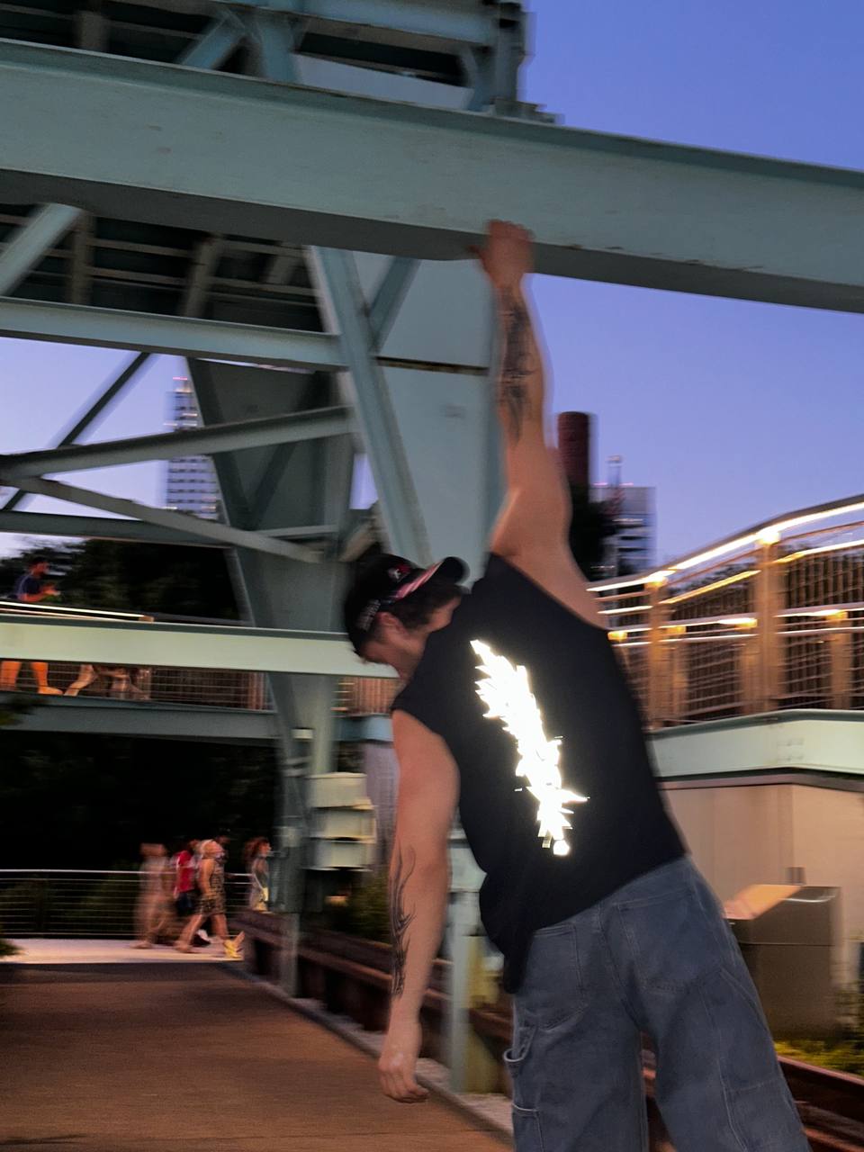 Sleeveless Reflective Tank