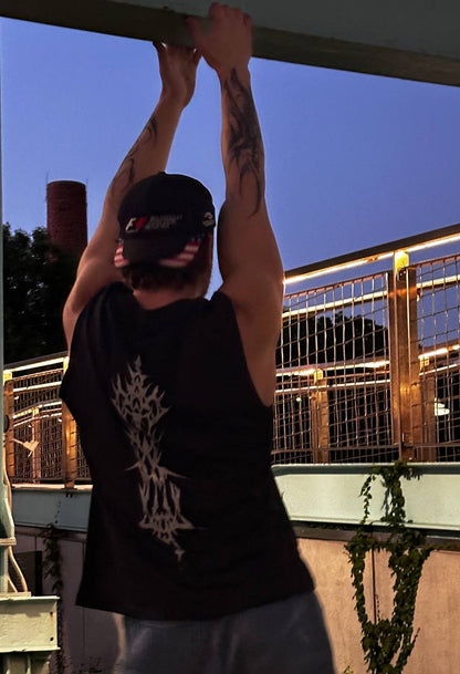 Sleeveless Reflective Tank